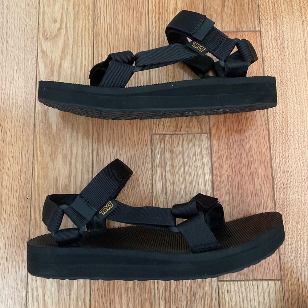 Teva mid platform sandals